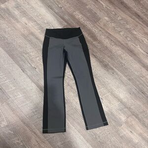 Black and Grey Flare Lululemon Leggings